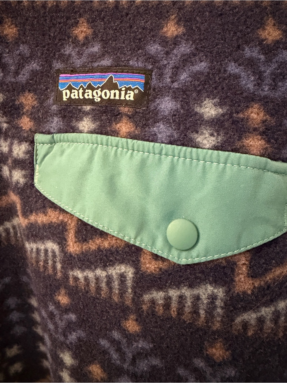 🩷 Patagonia Synchilla Snap-T Fleece Pullover Pullover Size Med. - Picture 6 of 9